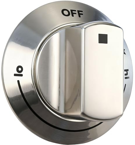 318242275 Control Knob(1pcs), Compatible with Electrolux Range/Cooktop E30GF74TPSB, E36DF76TPSA, E36GC76PPS0, E36GC76PRS0 etc. Gas Stove Knob Replacement Part 3513943 AP5809411 PS9495232 EAP9495232