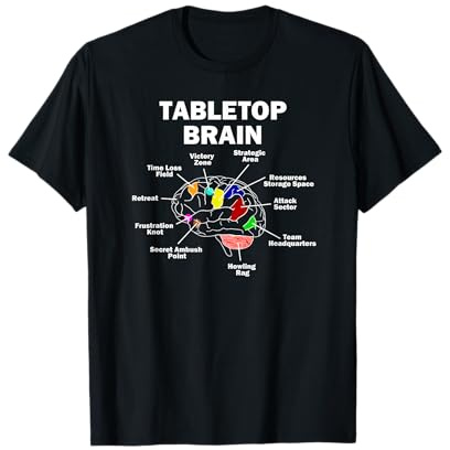 mybliss- Brettspiel Boardgames Tabletop RPG Tabletop Gehirn Boardgame Strategie Brettspiel Nerd T-Shirt