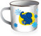 Trötsch Die Maus Emaille Becher Tasse Elefant: Kaffeetasse Teetasse Geschenkidee Geschenk Tasse Emaillebecher