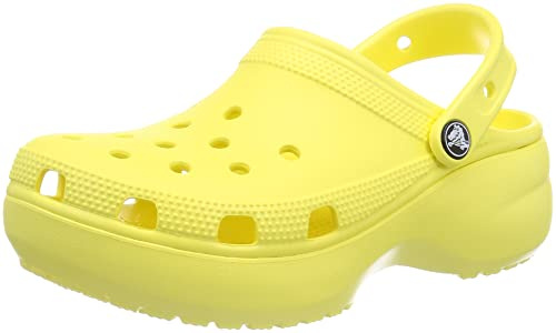 Crocs Classic Platform Clog W, Clogs Women, Banana, 7/8 AU