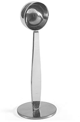 Coffee Scoops, 1 PC 15 ML (1 TPSP) Rose Gold 304 Stainless Steel Espresso Coffee Measuring Spoon 1 Tablespoon Measure Spoon with Pressed Bottom Fits Coffee Container for Ground Coffee Tea Salt