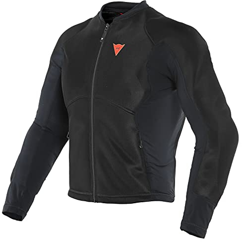 Dainese Pro-Armor Safety Jacket 2.0, Veste Moto Perforée Avec Protections, Noir/Noir, M