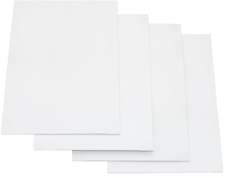 Paintersisters® Malkarton 4er-Set 18x24 cm, mit Qualitäts-Leinwand 100% Baumwolle, malfertig grundiert, Sparsets Malpappe, Leinwandtafel (18x24cm, 4er Pack)