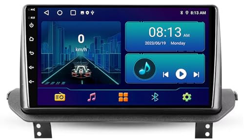 Android 14 Radio Estéreo De Coche 2 DIN Para Mitsubishi Outlander 2021-2023 9 Pulgadas Pantalla Táctil Reproductor multimedia con CarPlay y Android Auto inalámbrico/FM AM/SWC/BT 5.0(P4 4G+WIFI 8Core 2