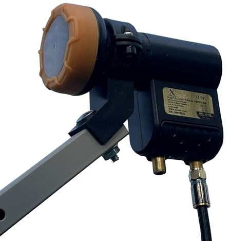 Twin Output KU Band LNB High Gain Universal Ku Band Dual Output Hd LNB Lnbf Two Output LNB，FTA for Free tv Antenna Universal Ku Band LNB Dual, Twin Low Noise Block