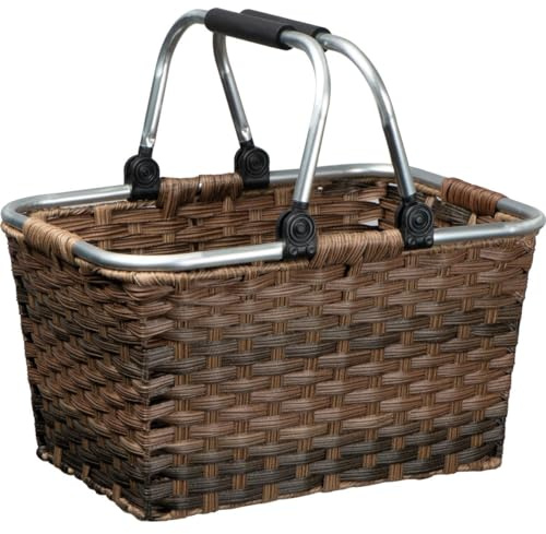 Rattan Einkaufskorb / Picknickkorb / Pilzkorb