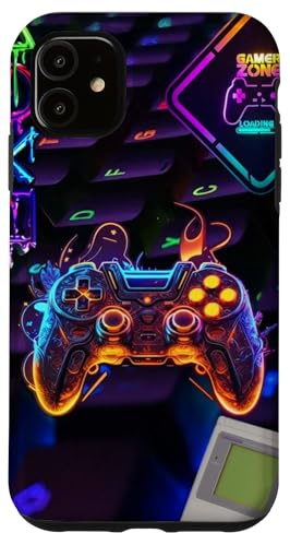 Esthétique Gamer Summer Gaming Jeux Vidéo Garçons Adolescents Enfants Coque pour iPhone 11