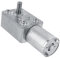 Motor con Engranaje Helicoidal Reversible de Alto par, Motor de Engranaje Reductor de 12 V CC, 40 RPM, Eje del Motor Vertical, para Ventanas, Abridor de Puertas, Cabrestante en