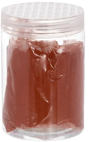 sourcing map Pigmento de óxido de hierro para hormigón, malla 500, 100 g, pigmento de lechada de óxido de hierro para pintura de azulejos pastel, cemento, cemento, rojo escarlata