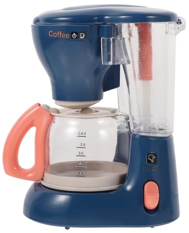 HONITANO Juguete Electrodoméstico Infantil Cafetera Mini sin Batería para Decoración Duradera y Colores para Cocinita