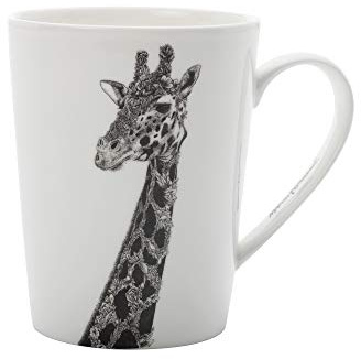 Maxwell & Williams Marini Ferlazzo - Caja de regalo, porcelana fina, color blanco y negro, porcelana, 450 ml