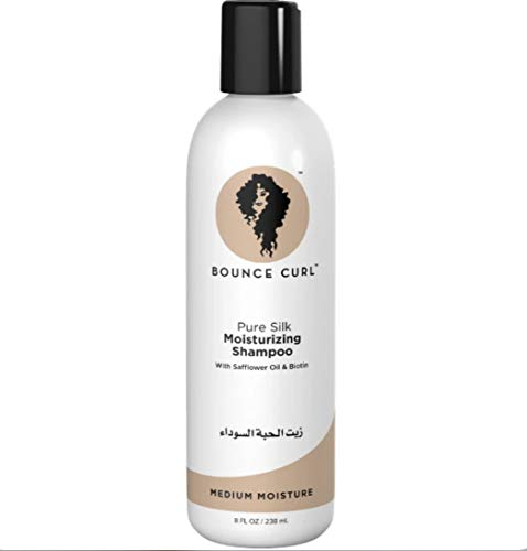 Bounce Curl Pure Silk Moisturising Shampoo | Curly Hair Shampoo | Sulfate-Free | 8oz, 238ml