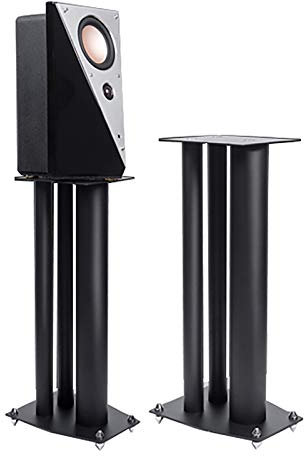 Lautsprecherständer, 1 Paar Surround-Set mit 2 Stahlbasisstützen, für optionale Sandfüllungsabstimmung und verbessertes Hören