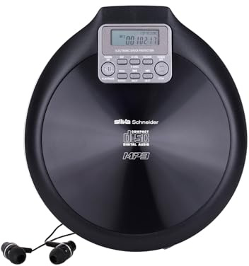 Silva Schneider MCD50 bärbar CD-spelare CD, CD-R, CD-RW, MP3 märkbara knappar aluminium (matt), SC, 251004