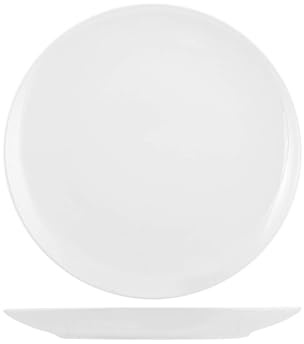 H&H 832529 mattallrik, New Bone China, 27 cm, 12 stycken