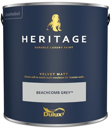 Dulux Heritage Paint (125ml Tester, Beachcomb Grey)