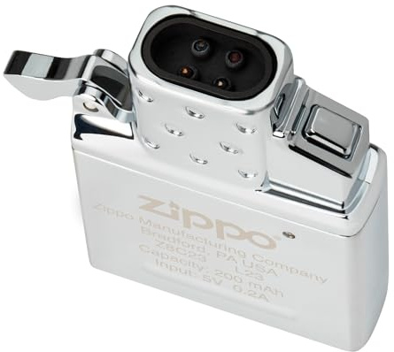 Zippo Insert for Windproof Lighters – Double Arc – Rechargeable – USB-C – CE Certified – Fits All Classic Zippo Cases