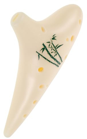 Didiseaon Profesional Ocarina de Resina Instrumento de Viento Clásico para Adultos Principiantes Flauta Antigua Compacta y Resistente para Aprendizaje Musical