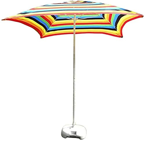 Sun Parasol Umbrella Garden Parasols Square Patio Garden Table Umbrella, Perfect for Outdoor Yard, Beach Commercial Event Market, Swimming Pool Side, 6.6ft / 200cm good