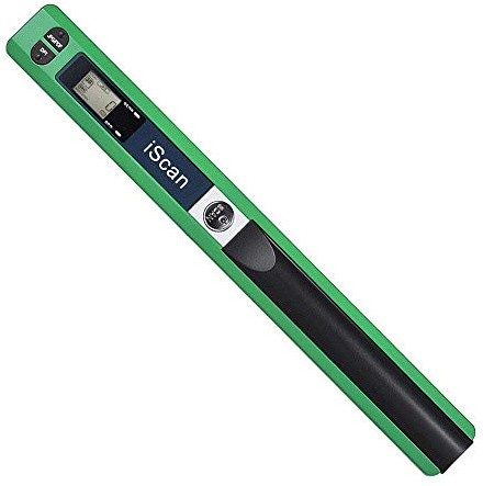 ECOiNVA Magisk stav Bärbar Skanner Visitkort Skanner Handhållen Dokumentskanner Ministorlek USB Mobil Skanner gRÖN