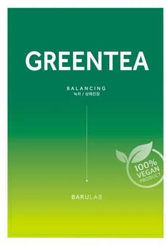 The Clean Vegan Mask Balancing Green Tea 23 Gr Gesundheit und Körperpflege