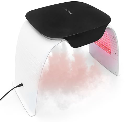 7 Colori Photon PDT luce Ringiovanimento della pelle Spettrometro Desktop Aria Calda Nebbia Fredda Strumento di Bellezza Touch Screen LED Rimozione Rughe Anti-Aging Salone Elitzia ETLED01