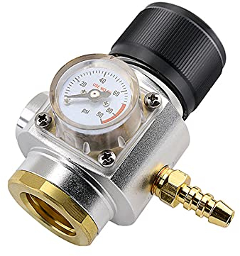 Namvo CO2 Keg Charger Stainless Steel Mini Gas Regulator Soda Keg Co2 Regulator for Soda Maker Sparkling Water Beer Soda Bottle