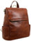 Time Resistance Leder Rucksack für Damen - 100% Lederrucksack - Vintage Rucksack Damen groß - Damentaschen