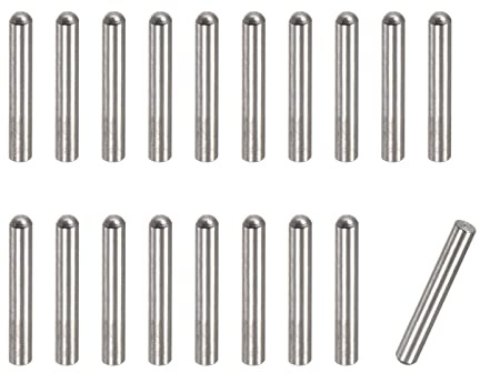 sourcing map 50 st. 3 x 16 mm passstift 304 rostfritt stål runt huvud platt fästelement