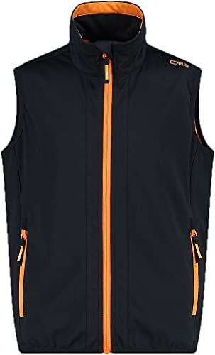 CMP - Leichte Softshellweste für Kinder, Anthrazit-Flamme, 164