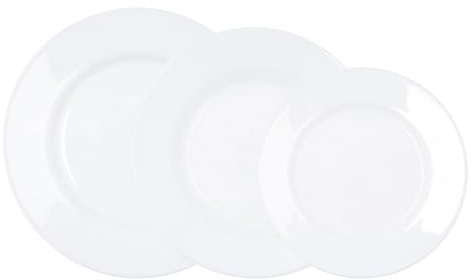 Luminarc Plumi Vajilla Vidrio 18 Piezas - 6 Personas Sodo Apto Microondas Vidrio Templado Extra Resistente