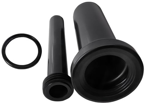 OasisFlow Wall Hung Toilet Extended Pipe Connector, Easy Installation and Leak Prevention Compatible with Geberit 152.438.46.1 Toilets and Bidets Parts, Reliable Wall Hung Toilet Gasket Included