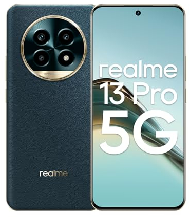realme 13 pro 5G smartphone 12+512 GB, Fotocamera Sony LYT-600 OIS, AI Ultra Clarity, Chipset Snapdragon 7s Gen 2, Display Vision Curvato 120Hz, 45W SUPERVOOC 5200mAh, EU Version, green