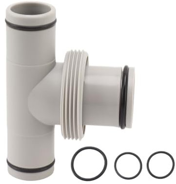 AQXYUULL Pool Hose Connector T-shaped Threaded Pump Connector 1.5 Inch To 1.25 Inch Connecting Hose Plunger, Used For Pool Maintenance