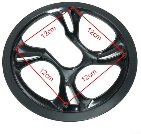 Protector de cubierta de rueda de cadena para bielas de bicicleta 48T, protector de piezas de ciclo (XH-48)