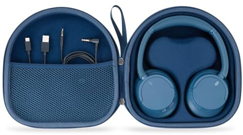 Case for Sony WH-CH720N WH-1000XM4 WH-CH700N and JBL 720BT 710BT 760 NC 770 NC Wireless Noise Cancelling Headphones, Travel Case Carrying Cover Bag with Removable Inner Support (Dark Blue)