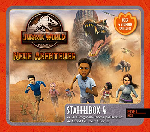 Jurassic World - Neue Abenteuer: Alle Original-Hörspiele zur 4. Staffel (Folge 27 - 37) - [Hörspiel-Staffelbox mit 3 CDs]