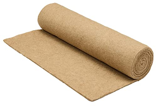 La cordeline Paillage Naturel Feutre de Jute 1000 GR/m², Rouleau Largeur 0,50m x Longueur 1,50 m, pour Jardinage CJN10DP