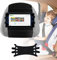 Soporte para tablet coche, camión o tableta, soporte para reposacabezas, soporte universal para iPad con red de sujeción de silicona para todos los Kindle Fire, iPad y Tablet con – Negro (Small