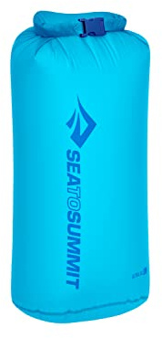 Sea to Summit Ultra-Sil Dry Bag, Ultralight Waterproof Dry Storage, 13 Liter, Atoll Blue