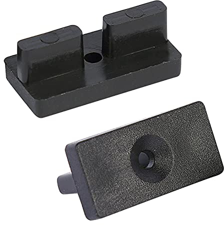 100st WPC Clips, 10mm Versteckte Befestigung Abstandshalter Clip, Terrassenclips Kunststoff für WPC/BPC Dielen, Terrassendielen Terrassenclips mit Schrauben wpc clips (10 MM)
