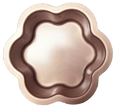 Speciella former non-stick bakform formad tårta bröd pizza bakpanna kolstål (8 Set of 2 Flower Shaped Cake Mold)