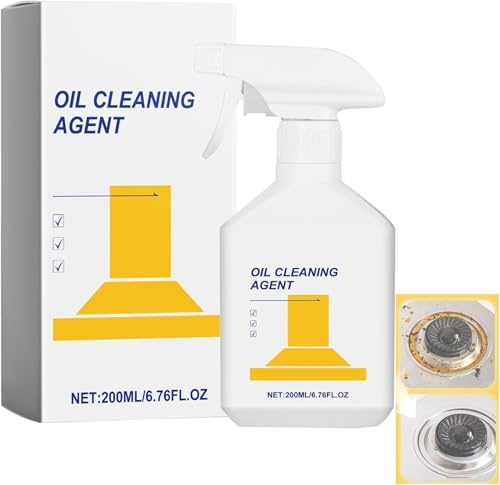 Puissant nettoyant de graisse de cuisine lourd, nettoyant multi-usages pour casseroles et poêles, nettoie les taches d'huile de cuisine, élimine la graisse tenace et la crasse