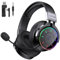 KAPEYDESI 2.4GHz Wireless Gaming Headset for PC/PS5/4/Mac/Switch - RGB Light, 60H Battery, 7.1 Surround Sound, Bluetooth 5.4 Gaming Headphone with Mic, Foldable and Ultra-Light