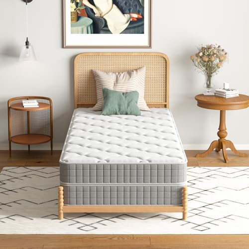 DEWINNER Materasso Memory Foam 80x190 cm, Kit 2 Pezzi, Materasso 16 cm, supporto per schiena, Riversibile, 7 zone, Ortopedico e Ergonomico, Materasso Memory 80x190, Set Materassi Modulari 2 in 1