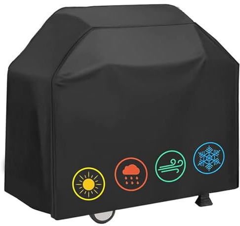 CAKEEYUM Cubierta para Parrilla al Aire Libre 39x24x59 Cubierta portátil Impermeable y a Prueba de Polvo para jardín, Patio, Barbacoa, Suministros de Picnic, Cubiertas, Exterior, Parrilla de Mesa