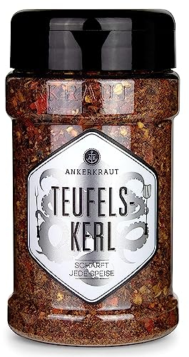 Ankerkraut Teufelskerl, sehr scharfe Gewürzmischung, 170g im Streuer
