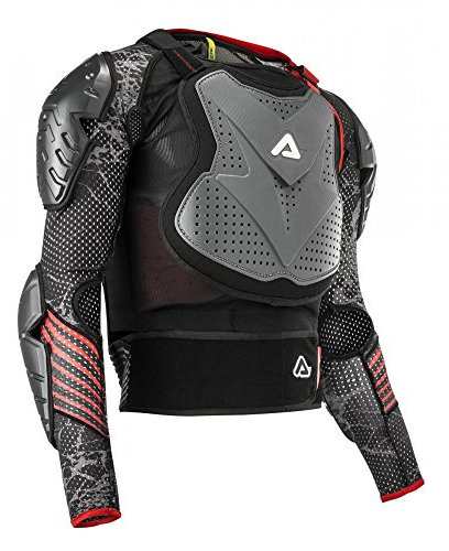 PETTORINA ACERBIS SCUDO CE 3.0 GRIGIO-ROSSO TG. L/XL