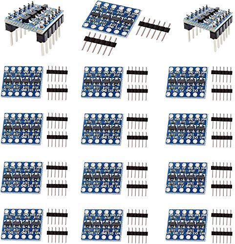 RUNCCI-YUN 15pcs 4 Canali IIC I2C Livello di Logica Convertitore Bidirezionale Modulo 3.3 V a 5 V Shifter per Arduino