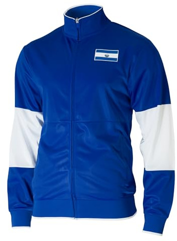 Icon Sports Active-Trainingsjacke für Erwachsene, Touchline, mit durchgehendem Reißverschluss, El Salvador, XL